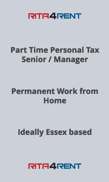 RITA Personal Tax Role WFH